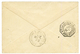 1891 05 S/ 40c(n°4) Obl. TANANARIVE Sur Enveloppe Pour La FRANCE. Timbre Trés Rare Seul Sur Lettre Pour La FRANCE (TARIF - Autres & Non Classés
