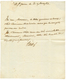 1782 Cachet Rare St. PIERRE Sur Lettre Avec Texte Pour FORT ROYAL. Superbe. - Autres & Non Classés