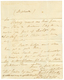 Seconde OCCUPATION ANGLAISE (1794 - 1802): 1759 MARTINIQUE (type Rare) Sur Lettre Avec Texte Daté "HEAD QUARTERS MARTINI - Autres & Non Classés