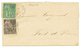 "TRINITE" : 1883 CG 5c + 10c Obl. MARTINIQUE TRINITE Sur Lettre Avec Texte Pour FORT DE FRANCE. TTB. - Andere & Zonder Classificatie