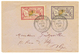 1904 MERSON 1p S/ 1F + 2p S/ 2F Obl. MOGADOR MAROC Sur Enveloppe Pour L' ALGERIE. RARE. Superbe. - Andere & Zonder Classificatie