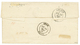 1885 NLLE CALEDONIE NOUMEA Sur Lettre Taxée En FRANCE Avec TAXE Noir 20c + 30c Obl. AOUSTE. Superbe. - Autres & Non Classés