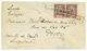 1897 OCEANIE 25c(x2) Obl. PACKET BOAT Sur Enveloppe Pour La SUISSE. Verso, AUCKLAND. TTB. - Autres & Non Classés