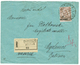 ALBANIA : 1914 5g On 1FR On REGISTERED Envelope From SCUTARI To AUSTRIA. Scarce. Vvf. - Albanië