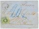 DDSG : 1873 DDSG 10k Canc. RUTSCHUK + "20" Blue Tax Marking On Coverto WIEN. Small Faults. Vf. - Altri & Non Classificati