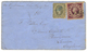 NEW SOUTH WALES / VICTORIA Combination : 1865 NSW 6d Canc. 65 + MOULAMEIN (verso) + VICTORIA 6d Canc. 1 On Envelope (1 F - Sonstige & Ohne Zuordnung