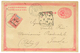 MONGTZE - RAILWAY Line LAOKAY-YUNNANSEN : 1904 CHINA Illustrated Painting POSTAL STATIONERY 1c Datelined "Kilometer 101, - Autres & Non Classés