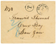 DANISH WEST INDIES - ST JAN : 1902 POSTAGE DUES 1c(x2) + 6c Canc. By Very Rare Cachet ST JAN On Reverse Of Taxed Envelop - Danimarca (Antille)