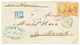 EGYPT - ALEP (SYRIA) Via RUSSIAN P.O ALEXANDRIA : 1864 FRANCE 10c + 40c Canc. GC 5080 + ALEXANDRIE EGYPTE + Boxed P.P (R - Andere & Zonder Classificatie