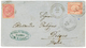 EGYPT : 1869 ITALY 40c Canc. 234 + ALESSANDRIA D' EGITTO + EGYPT 1P Canc. POSTE VICE REALI EGIZIANE CAIRO On Envelope To - Otros & Sin Clasificación