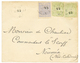 FIJI Missionary Mail To NEW CALEDONIA : 1893 1d+ 2d(x2) Canc. SUVA On Envelope With Full Text "SOCIETY OF MARY / VICARIA - Fiji (...-1970)