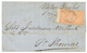 GB Used Abroad - CUBA : 1877 Pair 4d Canc. C58 + HAVANA On Entire Letter To ST THOMAS (D.W.I). Vvf. - Otros & Sin Clasificación