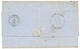 1857 CROWN CIRCLE PAID AT SAN JUAN PORTO RICO On Entire Letter To VIGO (SPAIN). Superb. - Otros & Sin Clasificación