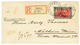 CHINA : 1907 2 1/2 DOLLAR On 5 MARK (n°37) Canc. HANKAU On REGISTERED Envelope To GERMANY. Vvf. - China (kantoren)