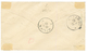 DOA : 1897 25p On 50pf(x4) Canc. MOHORRO On REGISTERED Envelope To LINDI. Verso, KILWA + LINDI. Vvf. - Afrique Orientale