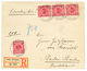 CAROLINES Islds - VORLAUFER : 1900 10pf(x4) Canc. PONAPE KAROLINEN On REGISTERED Cover To BADEN. RARE. Vvf. - Carolines