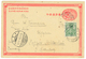 1900 CHINA P./Stat 1c + GERMANY 5pf Germania(MITLAUFER) Canc. TSINGTAU KIAUTSCHOU To GERMANY. RARE. Vvf. - Kiautchou