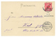 KIAUTSCHOU : 1900 5Pfg On 10pf (n°1) "Mit Violettem Strich" Canc. TSINGTAU On Card To KIEL. Vf. - Kiautchou