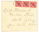 SAMOA : 1900 10pf(x3) Canc. APIA On Envelope To NEW SOUTH WALES. Verso, NORTH SYDNEY Cds. Vf - Samoa