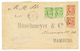HAITI : 1886 5c(x2) + 20c(x2) Canc. JACMEL On Envelope (Faults On Reverse) To GERMANY. Vf. - Haiti