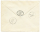 LINGA To French Gunboat "SCORPION" Via MUSCAT : 1885 INDIA 1a(x2) Canc. B + LINGA On Envelope With Full Text From LINGA  - Andere & Zonder Classificatie