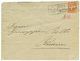 ERITREA : 1898 ERITREA 20c Canc. T.P.O Boxed POSTE ITALIANE/ MASSUA - ADEN On Envelope (fault On Reverse) To ITALY With  - Sin Clasificación