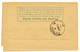 MAURITIUS : 1899 Postal Stationery 3 On 4c To RANGOON (BURMA). Verso, Cds TUTICORIN. Vf. - Mauritius (...-1967)