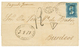 MEXICO : 1879 25c Canc. PAPANTLA + "12" Tax Marking On Entire Letter To FRANCE. Vvf. - México