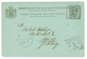 CURACAO - SABBA : 1892 P./Stat 7 1/2c Canc. SABBA + ST EUSTATIUS To GERMANY. Scarce. Vvf. - Curaçao, Antilles Neérlandaises, Aruba