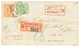 CURACAO : 1893 12 1/2c + 25c Canc. CURACAO On REGISTERED Envelope To SWITZERLAND. Vvf. - Curaçao, Nederlandse Antillen, Aruba
