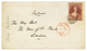 NEW ZEALAND : 1864 6d With 4 Large Margins Canc. On Envelope To ENGLAND. Vf. - Other & Unclassified