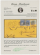 PERU : 1878 GB 1 Shilling + PERU 5c(x2) Canc. Circular Bar Cork On Envelope To RICHMOND (USA). Scarce. MOORHOUSE Certifi - Perú