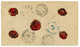 ROMANIA - Incoming Mail : 1869 SWITZERLAND 5c + 10c + 50c Canc. LAUSANNE + Boxed CHARGE On REGISTERED Envelope To BAKEU  - Otros & Sin Clasificación