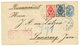 RUSSIA To JAVA : 1894 P./Stat 10k + 3k+ 7k Sent REGISTERED From ST PETERSBURG To NETHERLANDS INDIES. Vvf. - Other & Unclassified