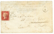 SYRIA : 1860 GREAT BRITAIN 1d Canc. A25 + MALTA + "H.M.S VICTOR EMANUEL - BEIROUT" On Cenvelope To ENGLAND. Only 2 BEYRO - Siria
