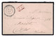 1870 - CAD PERLÉ TYPE 25 De CERESTE (ALPES) + BOITE RURALE Sur ENVELOPPE ENVOYÉE EN PORT PAYÉ (PP ROUGE) Pr APT VAUCLUSE - 1849-1876: Période Classique