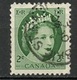 Canada - Kanada 1954 Y&T N°268 - Michel N°291 (o) - 2c Elisabeth II - Perforé DI - Perfins