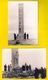 2 Foto S MONUMENT DER ZEELIEDEN Met Zeemijn OOSTENDE Marine Visser Visserij Zeemacht Geschiedenis Heemkunde PHOTO 3363 - Oostende