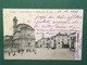 Cartolina Fossano - Piazza Umberto I E Chiesa SS. Trinità - 1902 - Cuneo