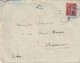 RARISSIME. SEMEUSE LIGNÉE 50c N° 199 SUR LETTRE DU DAHOMEY COTONOU POUR CHATEAUROUX DATE ILLISIBLE 6 DEC ..  /   3 - 1903-60 Semeuse Lignée