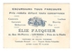 CARTE ELIE FAUQUIER LOURDES EXCURSIONS - AUTO CAR - LANDAULET RENAULT TORPEDO ROCHET SCHNEIDER - Automobili