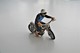 Britains Ltd, Deetail : SPEEDWAY MOTORCYCLE 9684 , Made In England, *** - Britains