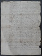 Manuscrit De 1647.Belle Calligraphie A Déchiffrer. - Manuscrits