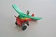 Vintage TIN TOY FLIPPING PLANE WIND UP  - Green J.G.SCH 546 ARTIST  - 8.5cm - WEST GERMANY - 1960 - Friction - Collectors Et Insolites - Toutes Marques