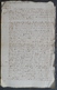 Manuscrit De 1648.Belle Calligraphie à Déchiffrer.Echange De Maison Et Terre Au Domaine De Bassoncourt. - Manuscripts