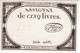 BILLETE DE FRANCIA DE 5 LIVRES SERIE 20685  (BANKNOTE) - ...-1889 Francos Ancianos Circulantes Durante XIXesimo