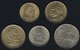 Chile, Lot 1971: 10, 20, 50 Centesimos, 1 + 5 Escudo(s), UNC - Chile