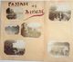 CHOISY AU BAC -1903 - RARE DOUBLE PAGE D'ALBUM D'EPOQUE - MILITARIA - 6 PHOTOS ANCIENNES - PASSAGE DE RIVIERE - Autres & Non Classés