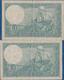 France- 10 Frs -Minerve Du 9 04 1931 ( 2 Billets Numéros A La Suite )Caissier Principal- Fayette N° 6 - Circulés - 10 F 1916-1942 ''Minerve''