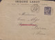 France ISIDORE LEROY, PARIS Rue De Chateau-Landon 1900 Cover Lettre BERNE (Arr.) Suisse 25c. Sage Seule - 1876-1898 Sage (Type II)